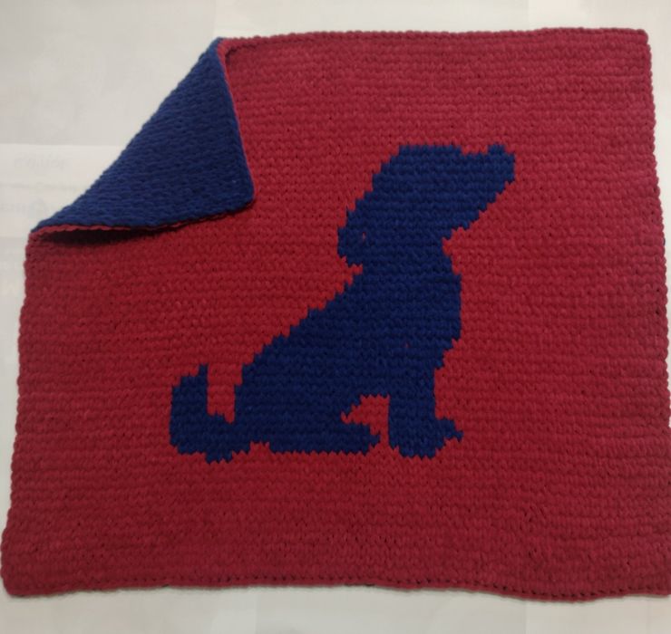 Бебешко одеало ръчно плетено