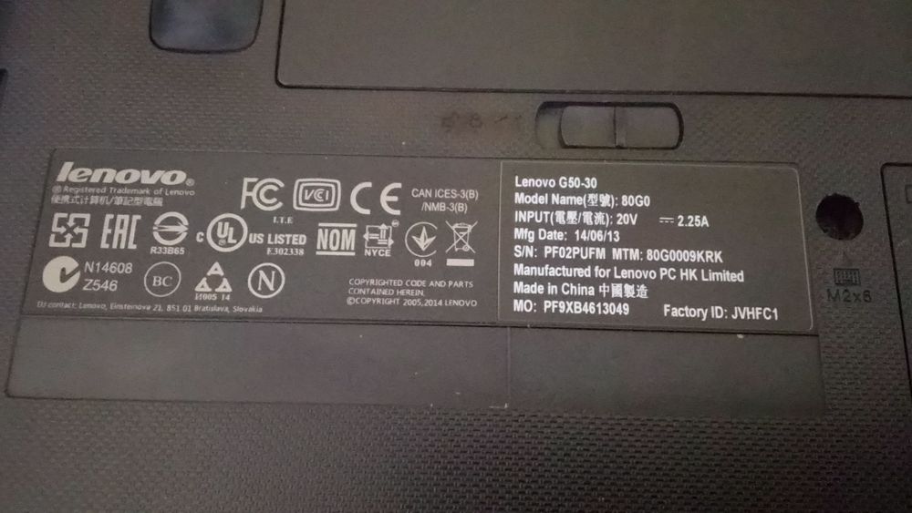 Ноутбук Lenovo g50-30