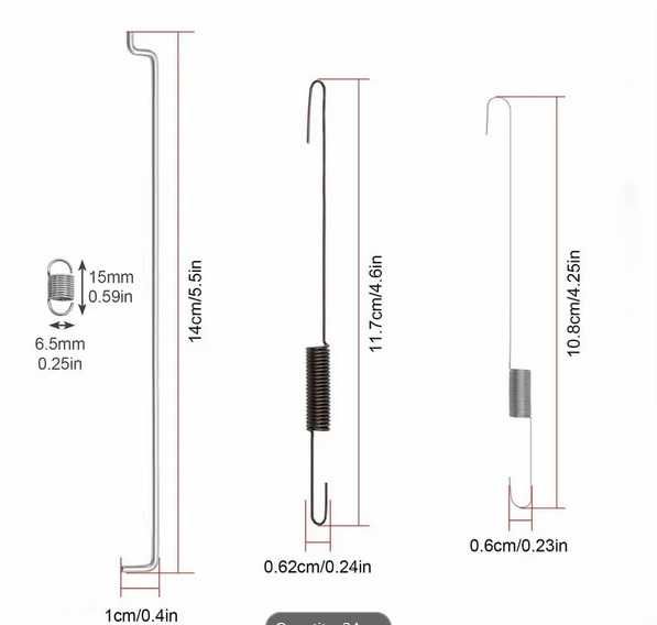Set arcuri acceleratie/regulator motosapa Ruris 7000/6500 Honda GX 200