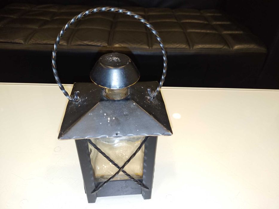 Lampa/felinar cu sticla si mecanism muzical - piesa RARA