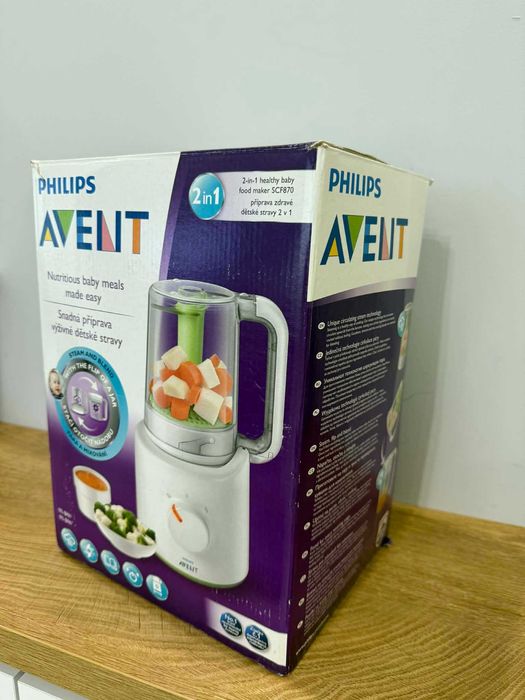 PHILIPS AVENT Комбиниран уред за готвене на пара с блендер