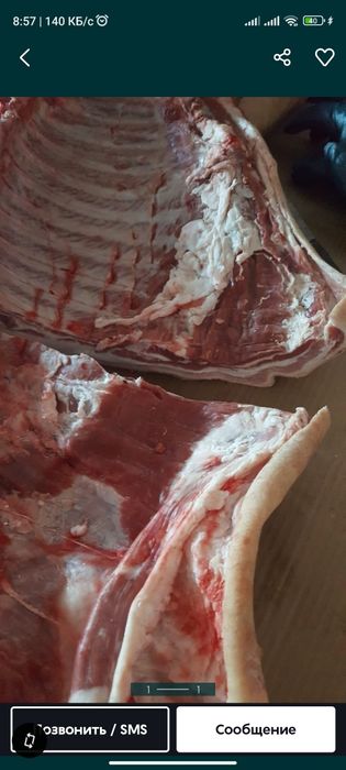 Мясо свинины домашние