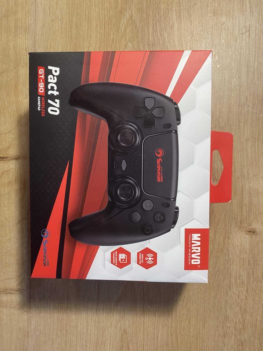 PS4 Wireless Controller / Джойстик за PS4, PC и Телефон + Кутия (Marvo GT-90)