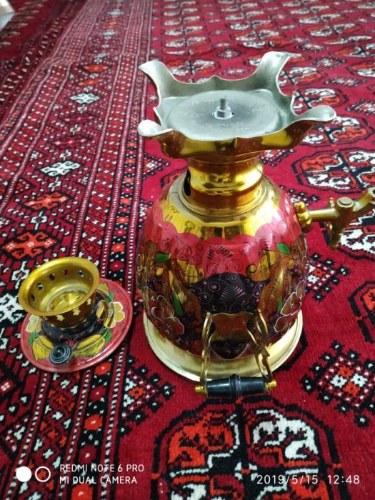 Антиквариат. Декоративный Тульский самовар 1989 год. Новый.