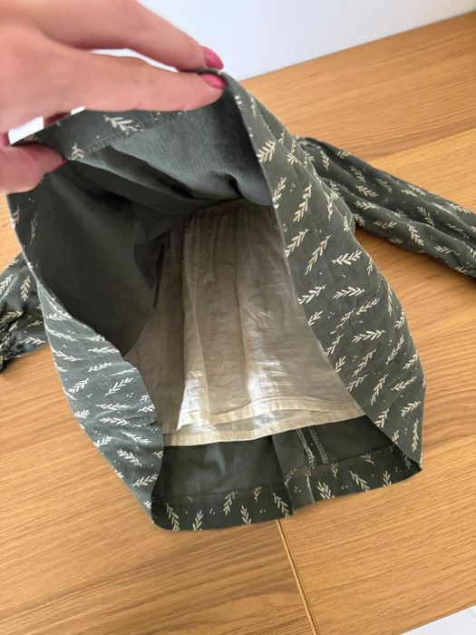 Rochita de catifea Monna Rosa 86/92 cm - 18/24 luni