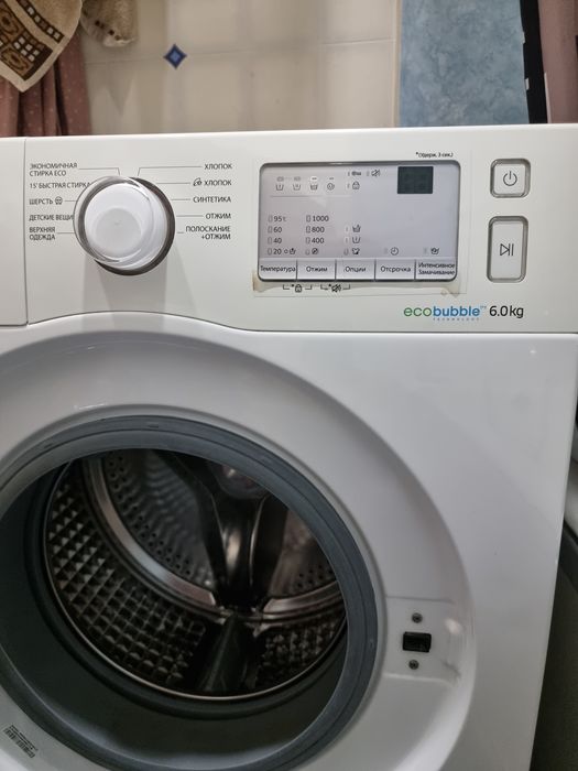 Стиральная машина Samsung eco bubble на 6кг
