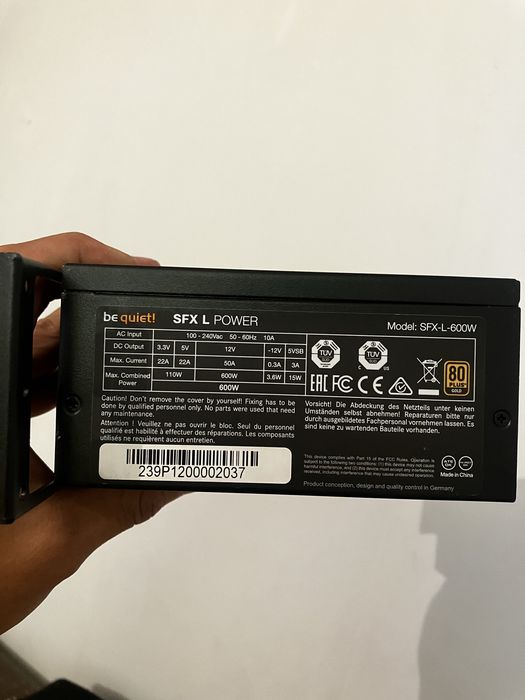 Блок питания bu quiet SFX L 600w