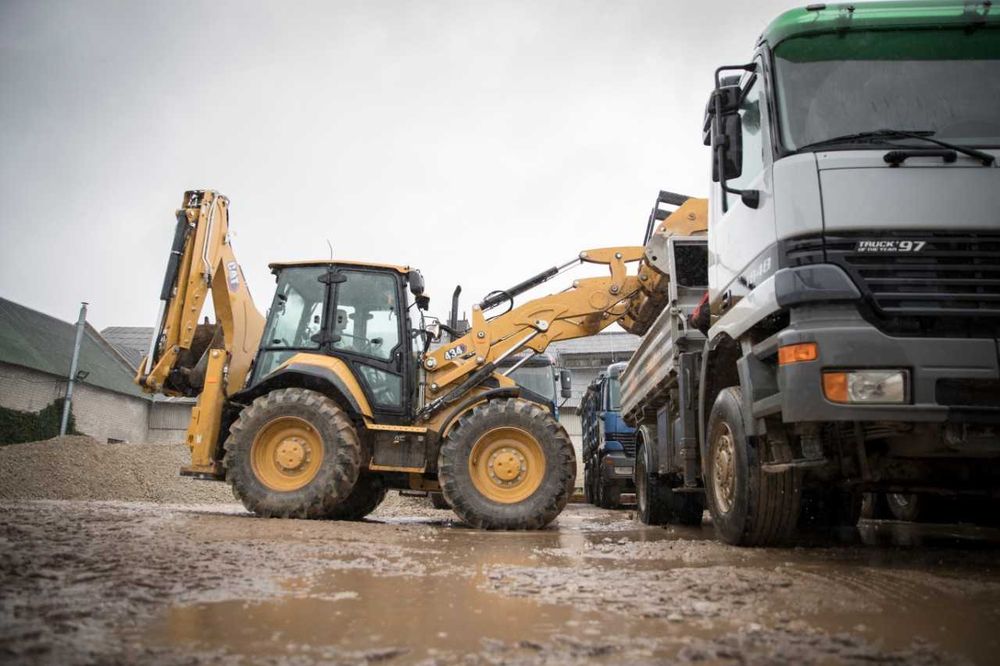 Экскаватор юклагич CAT 434, Экскаватор погрузчик CAT 434