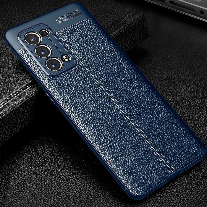 Husa Premium model PIELE pentru Oppo Reno6 5G