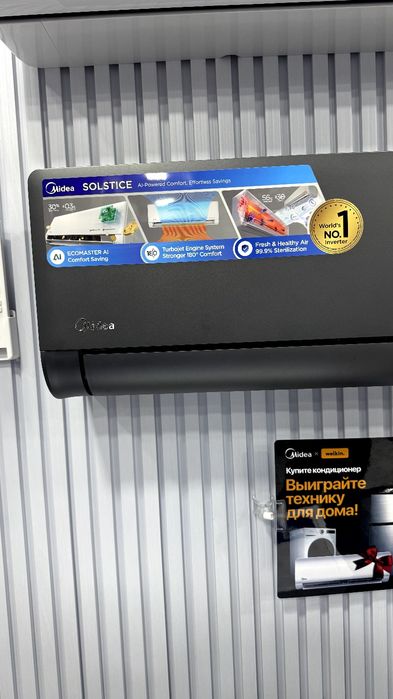 Новинка Кондиционер Midea Naomi Pro 12000btu. Naomi pro 12 midea