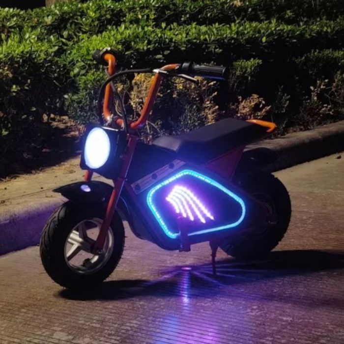 Детски електрически мотоциклет WOLONG, 350W, 36V, Bluetooth високогово