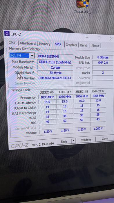 Kit 16gb DDR4 Vengeance 2133mhz