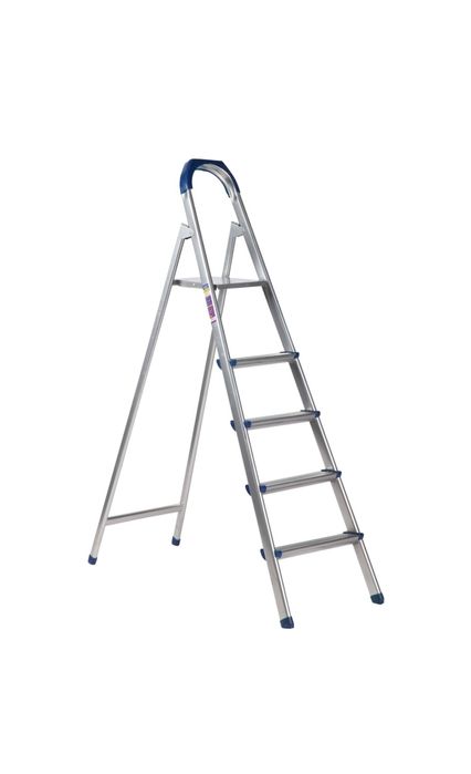 Scara metalica EVOTOOLS 647627, 1.65 m inaltime, 4 trepte + 1