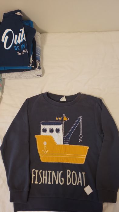 Lot 5 bluze, hanorace marimea 122-128, 7-8 ani