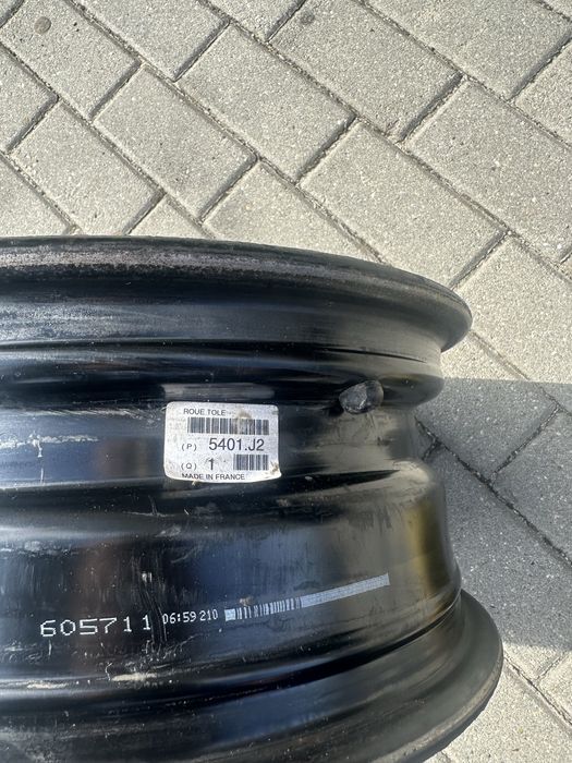 Set 4 Jante Tabla/Otel R15 CITROEN - PEUGEOT