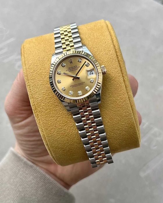rolex datejust 31mm двуцветен
