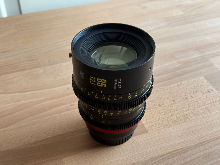 Meike FF Cine 85mm T2.1 obiectiv montura Canon EF