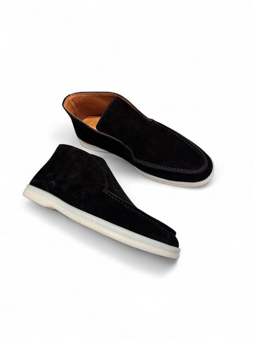 Дизайнерски дамски лоуфъри LP в черен цвят