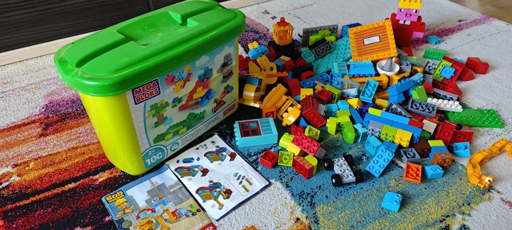 MEGA BLOKS Fissher Price plus set Big Bloxx constructorul Bob