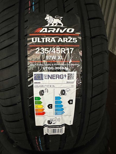 Нови летни гуми ARIVO ULTRA ARZ5 235/45R17 97W XL БОРД