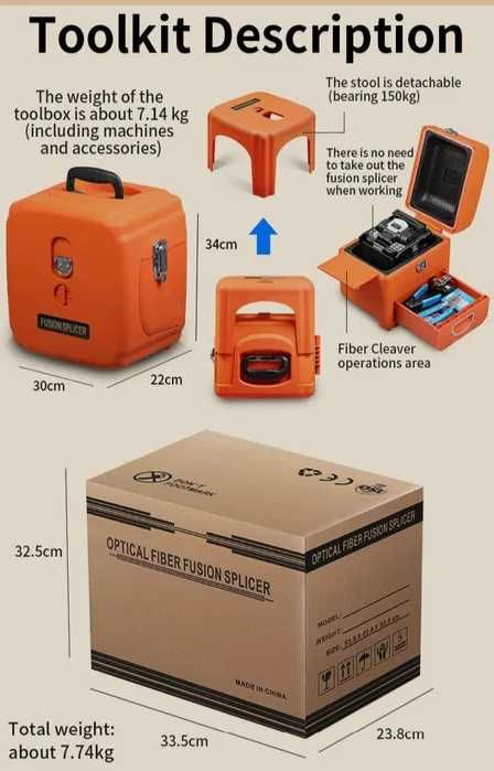 Optika svarka aparat A-88S Fully Automatic Fusion Splicer