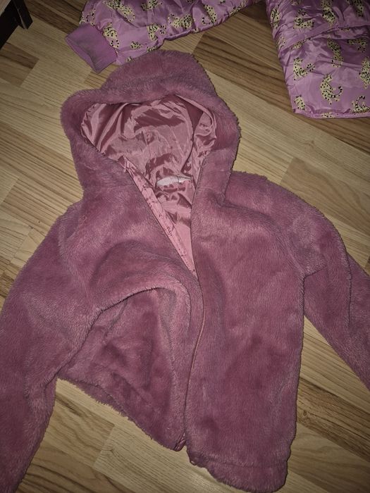 Зимно яке за момиче,размер 128,134/140 сет спортен