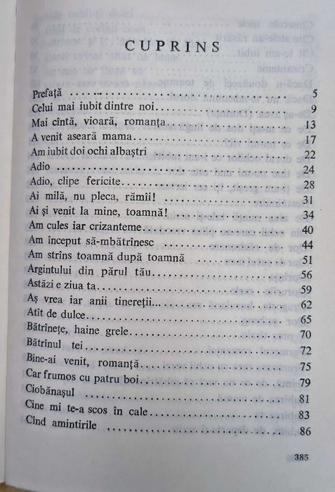 ROMANTE culegere