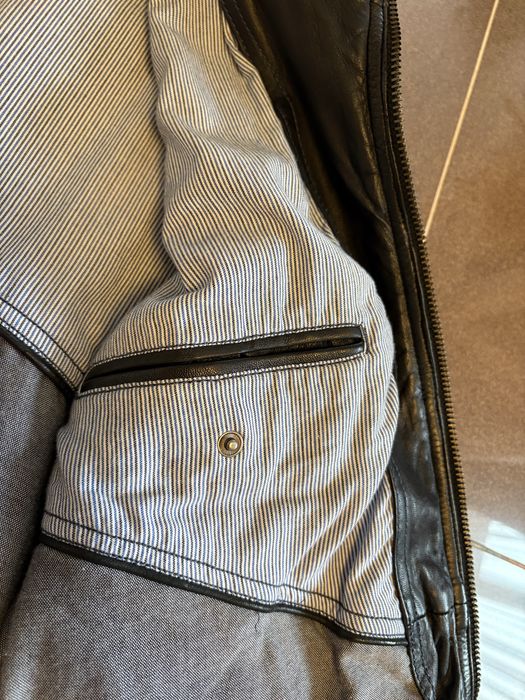 Geaca de piele barbati Massimo Dutti