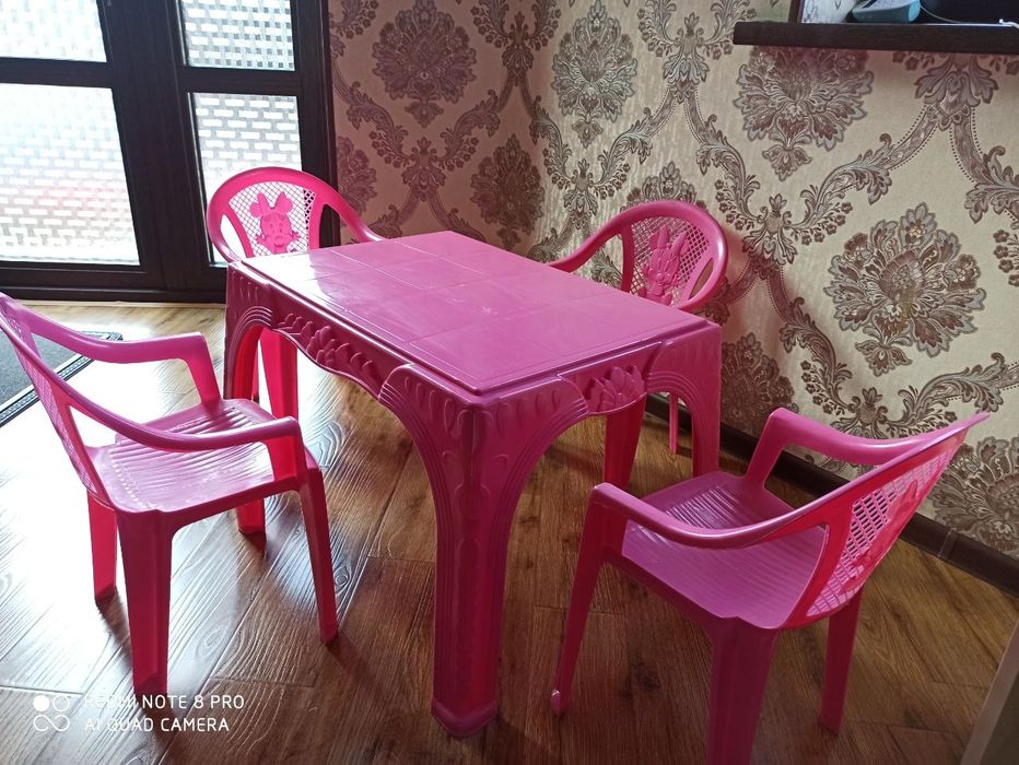 Zavod mahsuloti  detskiy stul stol naborla