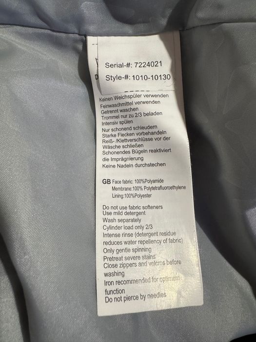 Mammut Gore Tex Jacket.