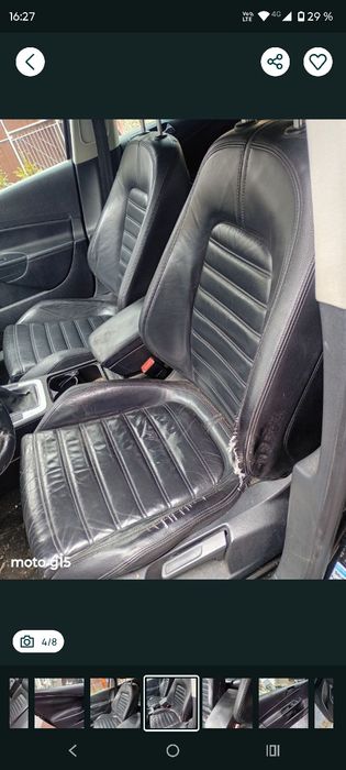 B6 c3 interior piele...