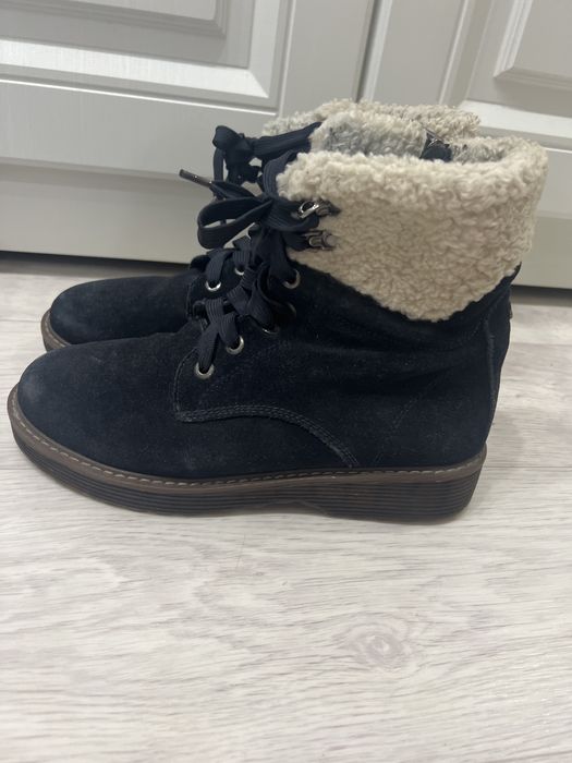 Ботинки замша натуральная