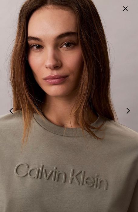Футболка calvin klein оливковый
