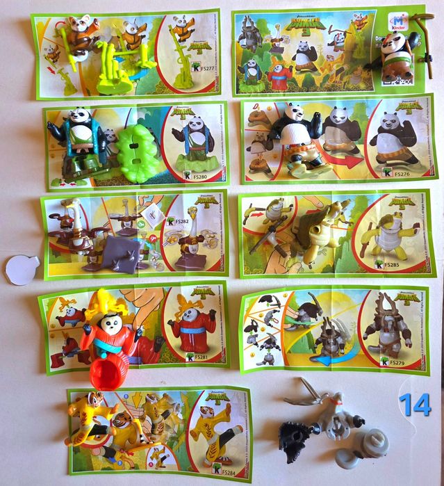 Пълни серии от Kinder Surprise