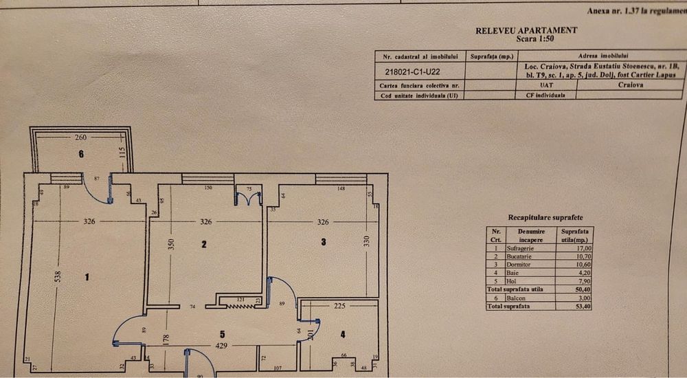 Apartament 2 camere, centrala proprie, proprietar - comision 0%