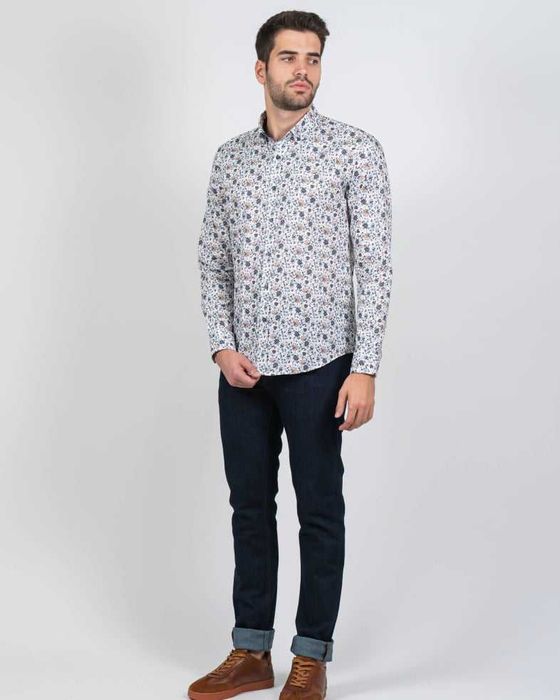 Риза Teodor Slim fit XL нова