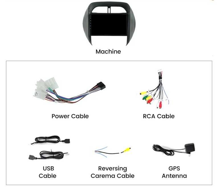 Мултимедия 9" за Toyota RAV 4 II XA20 Android 14 CARPLAY