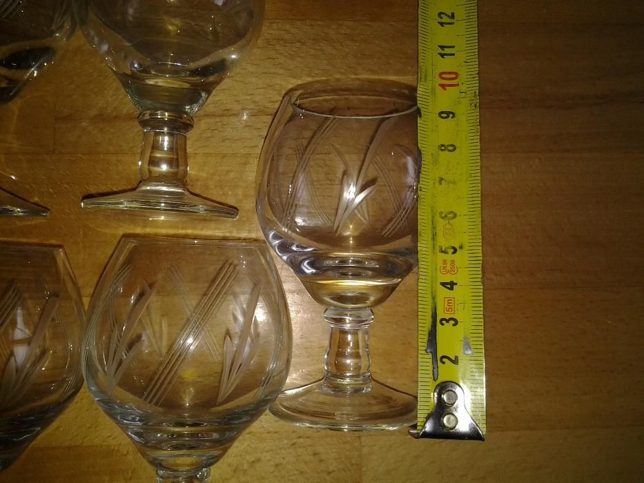 Set 5 Pahare sticla aperitiv 9 cm