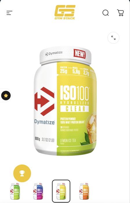 Vând proteine iSO 100 Clear x2 bucati