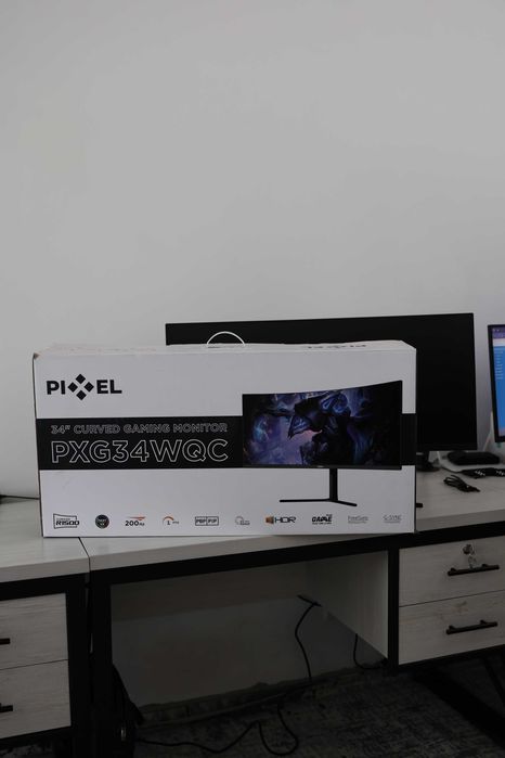 Pixel 34" Curved Gaming Monitor | WQHD 2K | 200Hz