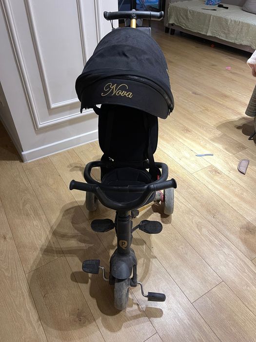 Велосипед-коляска детский QPlay Nova gold б/у