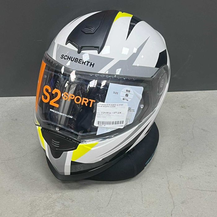 РАЗПРОДАЖБА Мото каска SCHUBERTH S2 Sport Polar Yellow - Код: 29957
