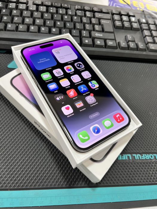 iPhone 14 Pro Max 128GB Purple 10/10 11 12 13 15 Plus Samsung