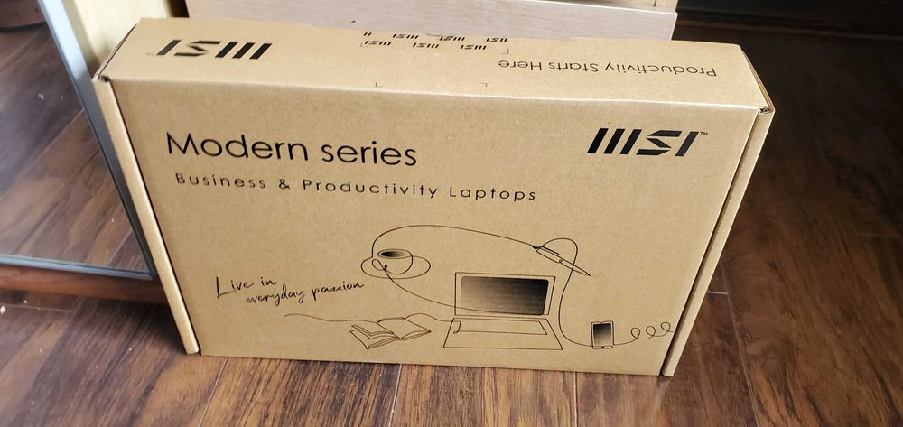 MSIModern НОВ ,16 gb ram ultra thin and light  16gb ram 512 Ssd Laptop