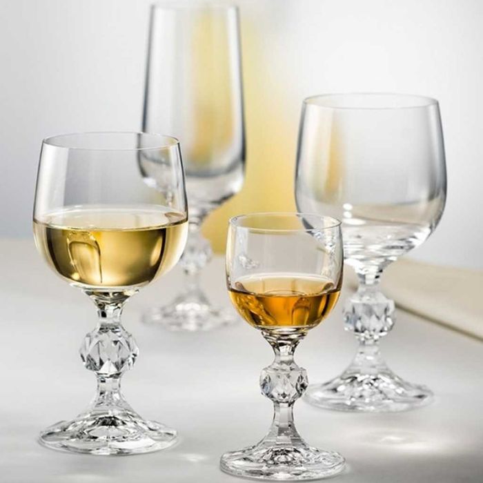 Комплект ot 6 чаши за аперитив със столче Bohemia Sterna, 150мл