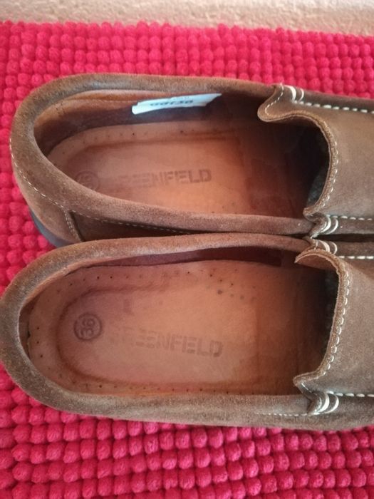 Mocasini piele întoarsă dama nr 36 Greenfild
