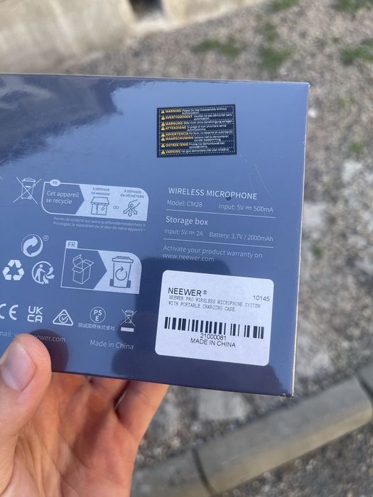 Kit lavaliere wireless neewer cm28 pro