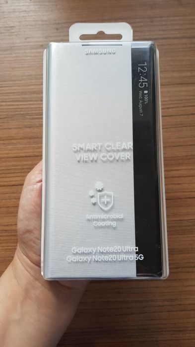 Husa Clear view Originala Samsung Galaxy Note 20 ULTRA!Noua!Sigilata!Activa