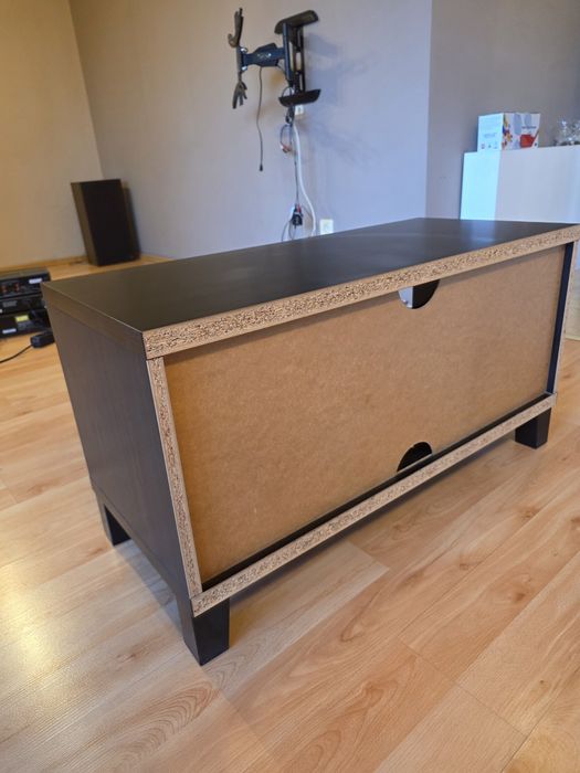 Заглавие: ТВ шкаф / ТВ поставка венге 90x40x48.5 см