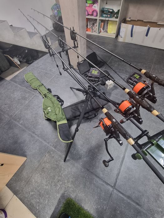 Echipament complet de pescuit delphin+ Rod pod+senzori/,swinger